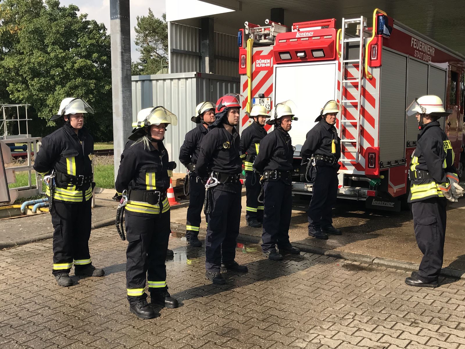 Abnahme des Feuerwehr-Leistungsabzeichens NRW im Kreis Düren